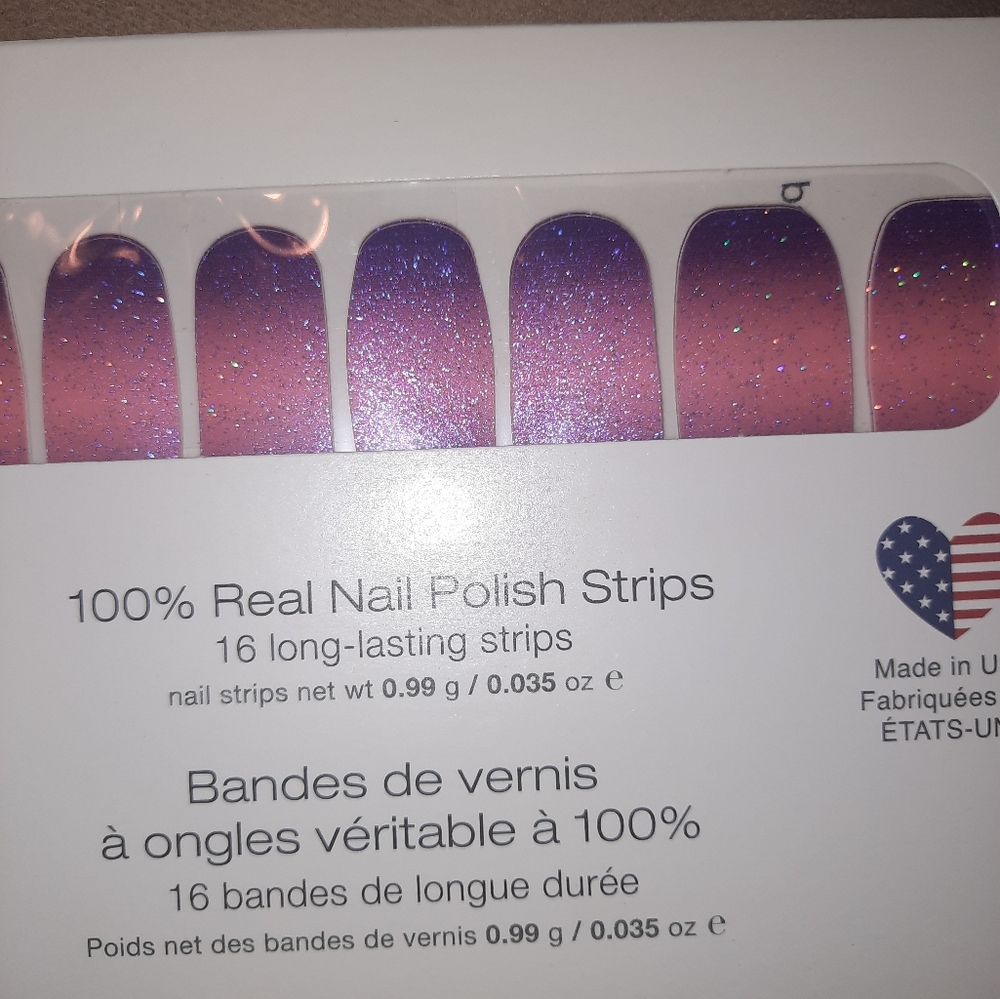Til the glitter ends color street nail strips